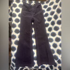 Rolla's Highrise Flare Deep Blue Corduroy Pants